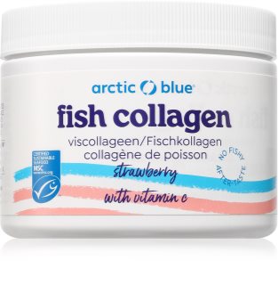 Arctic Blue Fish Collagen + vitamin C kolagen v prášku příchuť Strawberry 150 g