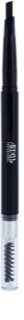 Ardell Brows Lápis mecânico para sobrancelhas com escova 2 em 1 tom Soft Black 0.2 g