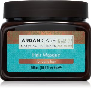 Arganicare Argan Oil & Shea Butter Hair Masque kosteuttava ja ravitseva naamio kiharille hiuksille 500 ml