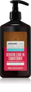 Arganicare Keratin Leave-In Conditioner leave-in conditioner for curly hair 400 ml