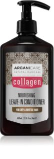 Arganicare Collagen Nourishing Leave-In Conditioner hiuksiin jätettävä hoitoaine hauraille hiuksille 400 ml