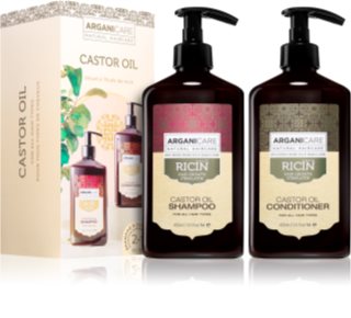 Arganicare Castor Oil Set lote de regalo estimulante del crecimiento del cabello 1 ud