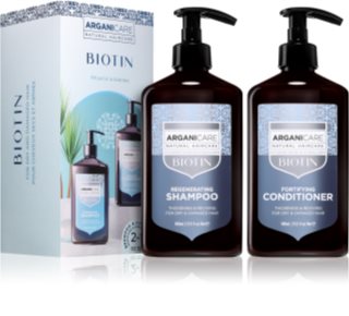 Arganicare Biotin Regenerating Set set para dar fuerza al cabello 1 ud
