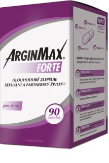 ArginMax Forte pre ženy tobolky na podporu zvýšenia sexuálnej túžby 90 cps