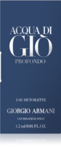 Armani Acqua di Giò Profondo Eau de Toilette for men 1.2 ml