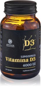 Aronia Charlotteburg Vitamina D3 Lipozomală capsule pentru imunitate, sănătatea sistemului osos și activitate musculară 60 caps.