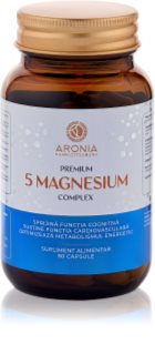 Aronia Charlotteburg Premium Aronia 5 Magnesium Complex favorizează funcționarea normală a organismului 90 caps.