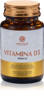 Aronia Charlotteburg Vitamina D3 1000 UI capsule pentru întărirea maximă a imunității 120 caps.