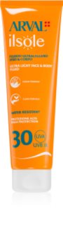 Arval IlSole Ultralight Face & Body Fluid fluido para corpo e rosto SPF 30 150 ml