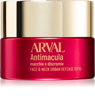 Arval Antimacula Face & Neck Urban Defense SPF50 crema protettiva contro le macchie scure 50 ml