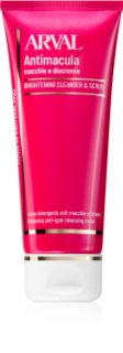 Arval Antimacula Brightening Cleanser & Scrub reinigende Peeling Creme zur Verjüngung der Gesichtshaut