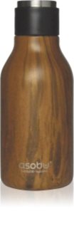 Asobu Urban sticlă termos culoare Wood 460 ml