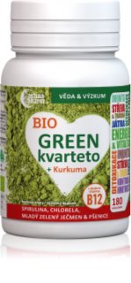 Astina Bio Green Kvarteto s kurkumou tablety pro správné fungování organismu