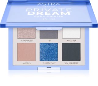 Astra Make-up Private Dream Palette palette de fards à paupières teinte 04 - Jet 1 pcs