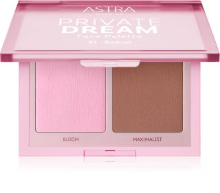 Astra Make-up Private Dream Palette Blush and Bronzer Bronzer and Blusher