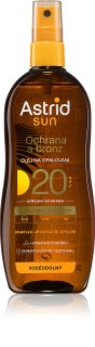 Astrid Sun huile solaire pour un bronzage intense SPF 20 200 ml
