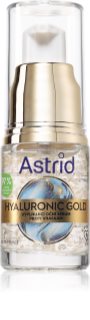 Astrid Hyaluronic Gold lifting serum za predel okoli oči z niacinamidom 15 ml