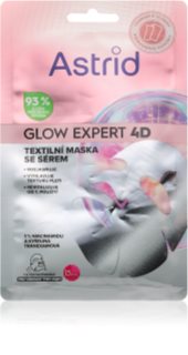 Astrid Glow Expert maska iz platna za posvetlitev in zgladitev kože 1 kos
