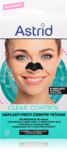 Astrid Clear Control puhdistusliuskat kasvoille mustapäihin 6 kpl