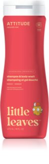 Attitude Little Leaves Mango otroški gel za umivanje in šampon 473 ml