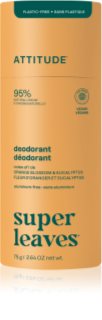 Attitude Super Leaves Natural Deodorant natural deodorant stick aluminium-free Orange Blossom & Eucalyptus 75 g