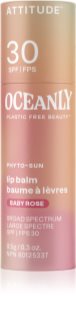 Attitude Oceanly Plastic Free Beauty tonujący balsam do ust SPF 30