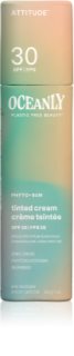 Attitude Oceanly Plastic Free Beauty crème teintée hydratante SPF 30 30 g