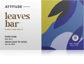 Attitude Leaves Bar Sea Salt savon solide corps 113 g