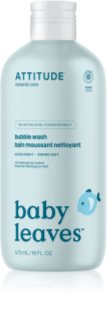 Attitude Baby Leaves Bubble Wash Vannas putas mazuļiem no zīdaiņu vecuma 473 ml
