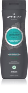 Attitude Super Leaves Scalp Care Black Willow & Aspen 2-in-1 shower gel and shampoo for men 473 ml