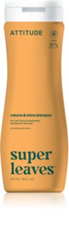 Attitude Super Leaves Volume & Shine šampon pro objem a lesk sójový protein a brusinky 473 ml