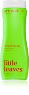 Attitude Little Leaves Watermelon & Coco gel de banho e champô para crianças 473 ml