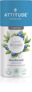 Attitude Super Leaves Unscented alumínium sótól mentes dezodor 85 g