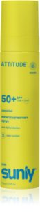 Attitude Sunly Kids Mineral Sunscreen Spray SPF 50+ spray solar mineral sem perfume SPF 50+ 75 ml