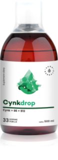 Aura Herbals Cynkdrop cynk, B6, B12 koncentrat dla wsparcia układu nerwowego 500 ml