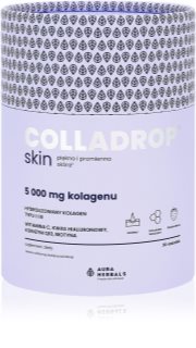 Aura Herbals Colladrop Skin collagen 5000 mg kolagen dla doskonałej skóry, włosów i paznokci smak strawberry 30 szt.
