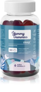 Aura Herbals Yummy Gummies Sleep żelki w formie misiów przy problemach ze snem i zasypianiem 60 szt.