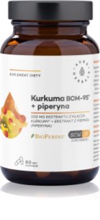 Aura Herbals Kurkuma 500 mg BCM-95 + piperyna kapsułki na wzmocnienie odporności 60 caps.