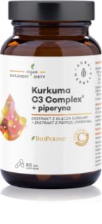 Aura Herbals Kurkuma 500 mg C3 Complex + piperyna kapsułki dla maksymalnego wzmocnienia odporności 60 caps.