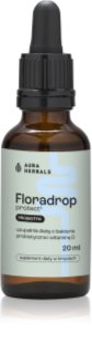 Aura Herbals Floradrop protect Probiotyk probiotyki na wzmocnienie odporności i procesów trawienia 20 ml