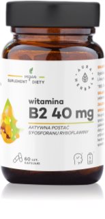 Aura Herbals Witamina B2 R-5-P 40 mg Ryboflawina kapsułki do wsparcia metabolizmu energetycznego 60 caps.