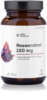 Aura Herbals Resweratrol 150 mg kapsułki o działaniu przeciwutleniającym 60 caps.