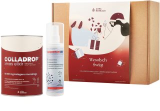 Aura Herbals Zestaw świąteczny Kolagen + Srebro Argentum200 świąteczny zestaw prezentowy
