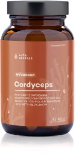 Aura Herbals Mycodrop Cordyceps kapsułki dla poprawy koncentracji i pamięci 60 caps.
