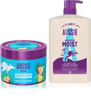Aussie SOS & Miracle Moist set para cabello seco y dañado