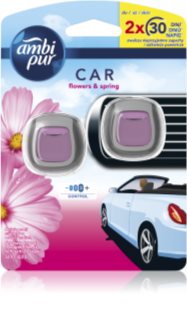 AmbiPur Car Flowers&Spring luftfrisker til bilen 2x2 ml
