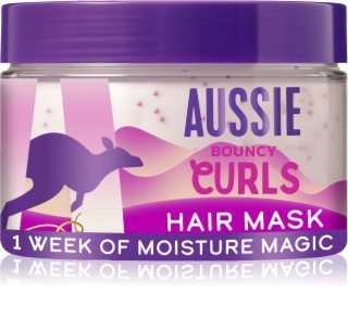 Aussie Bouncy Curls drėkinamoji kaukė garbanotiems plaukams 500 ml