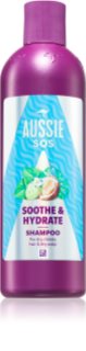 Aussie SOS Sooth & Hydrate shampoing hydratant pour cheveux 300 ml
