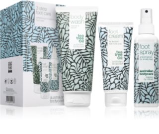 Australian Bodycare 3 Steps Foot Care lahjasetti jalkoihin