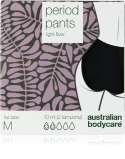 Australian Bodycare Period Pants mutandine mestruali per mestruazioni deboli